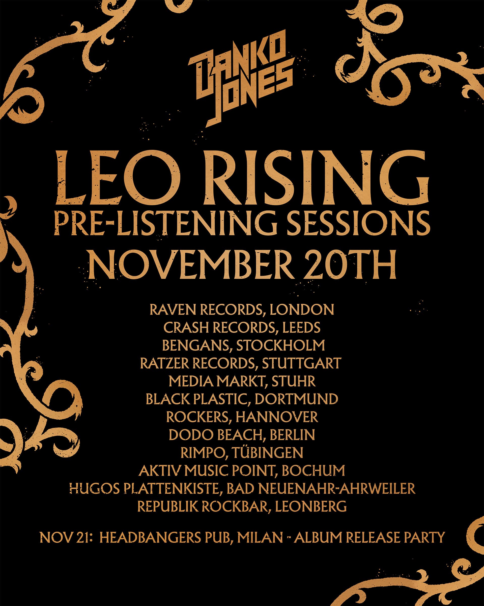 PRE-LISTENING SESSIONS