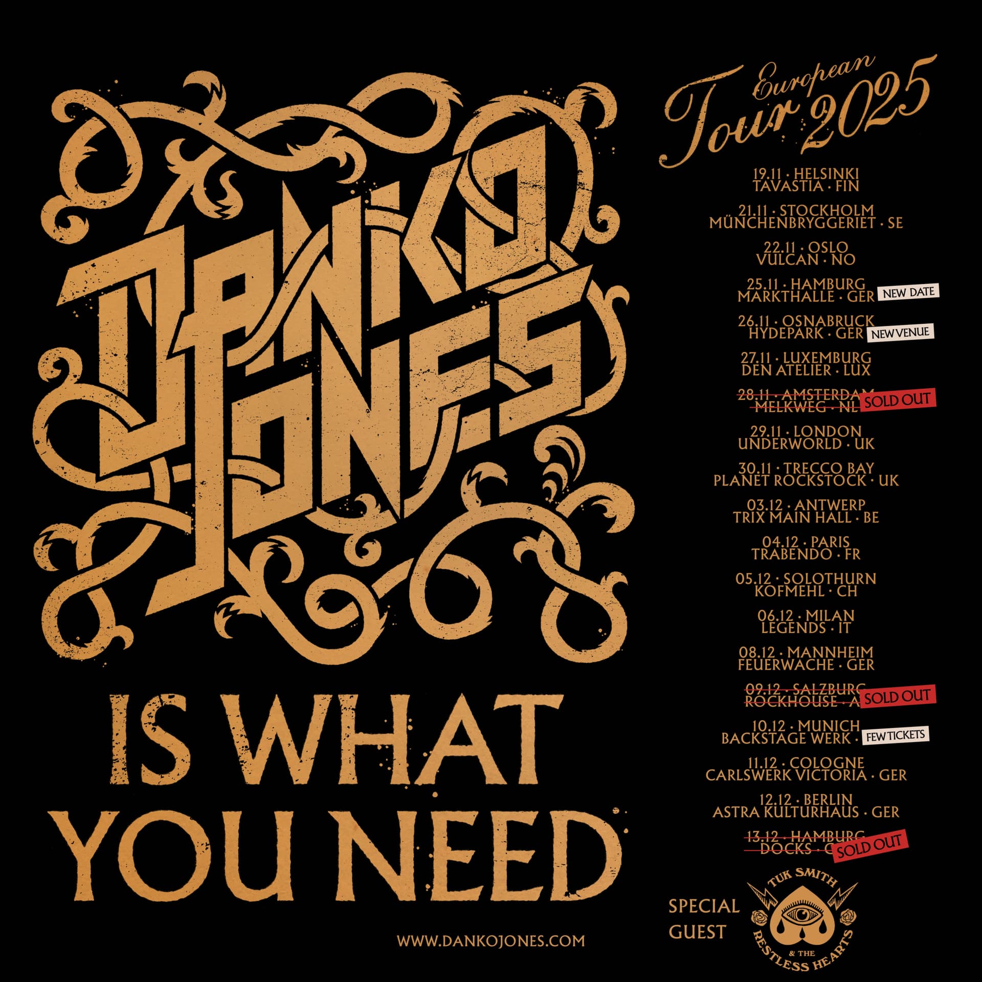 Shows selling out quickly!